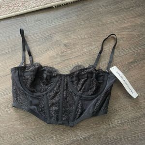 NWT Urban Outfitters Out From Under Modern Love Ribcage Corset Top